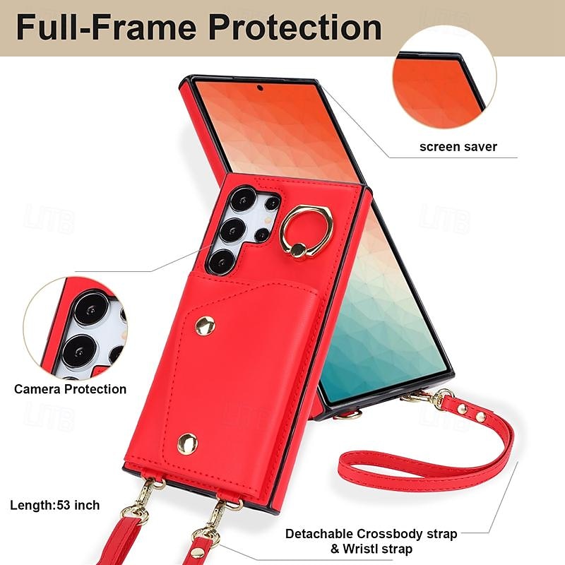 Phone Case For Samsung Galaxy S24 Ultra Plus S23 S22 S21 S20 Ultra Plus FE A55 A35 A25 A15 5G A14 A54 A53 S25 Ultra Wallet Case with Stand Holder Ring Holder Zipper Retro TPU Metal PU Leather 2025 - $23.99 –P3