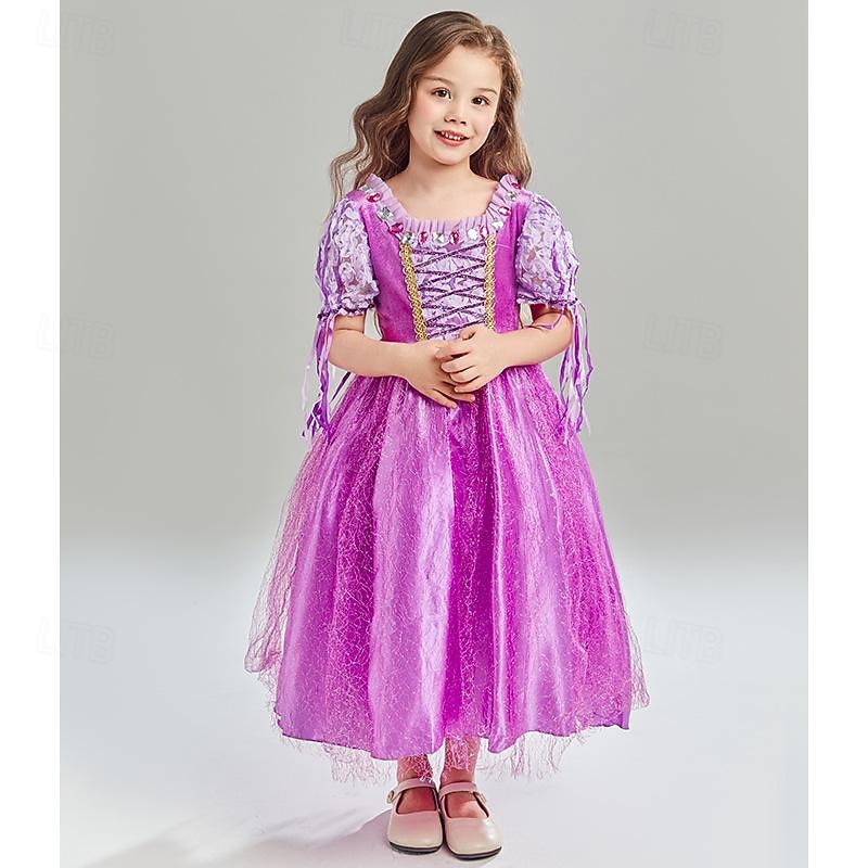 Pohádka Sofie první Princeznovské Sofie Květinové šaty Téma Party Kostým Tylové šaty cosplay Filmové kostýmy for Dívčí Děti Karneval Večírek 2025 - $34.99 –P3