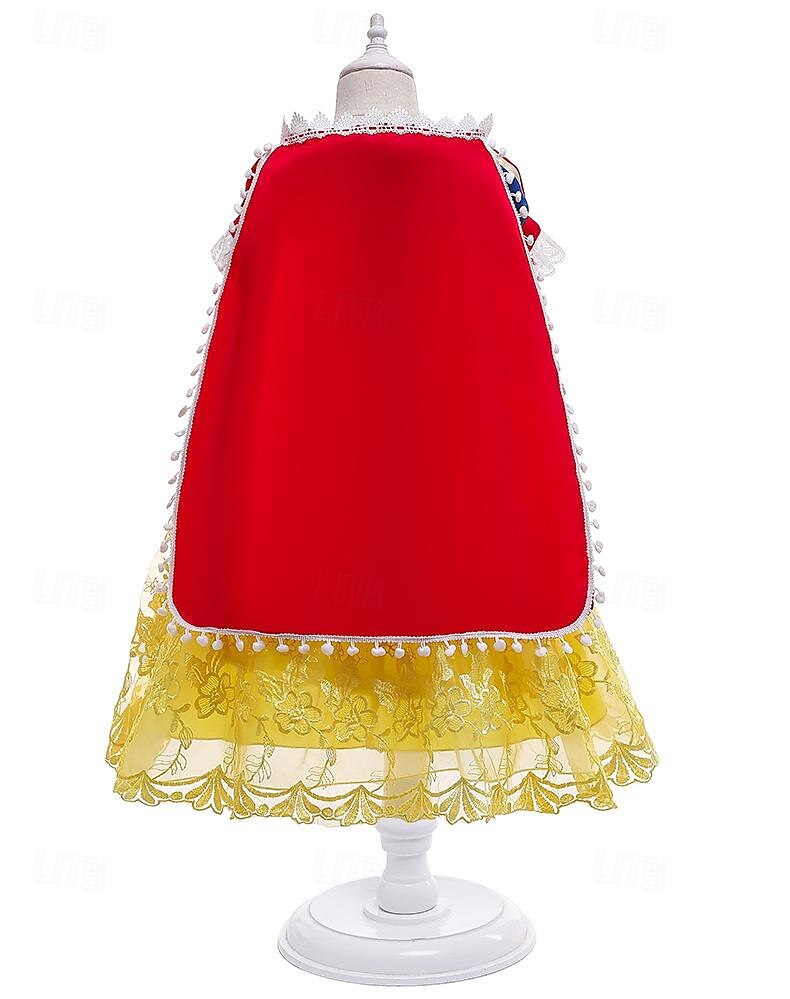 Sněhově bílá Princeznovské Šaty Kostým Květinové šaty cosplay Filmové kostýmy for Dívčí Děti Karneval Výkon Párty 2025 - $5.99 –P3