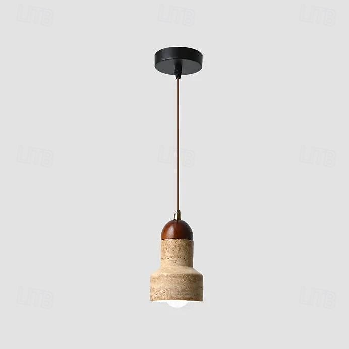 LED Pendant Light Warm White 1-Light Nordic Vintage Stone Hanging Light Restaurant Bar Chandelier Single Head Hanging Lamp for Corridor Aisle Lighting Fixtures 85-265V 2025 - $143.99 –P9