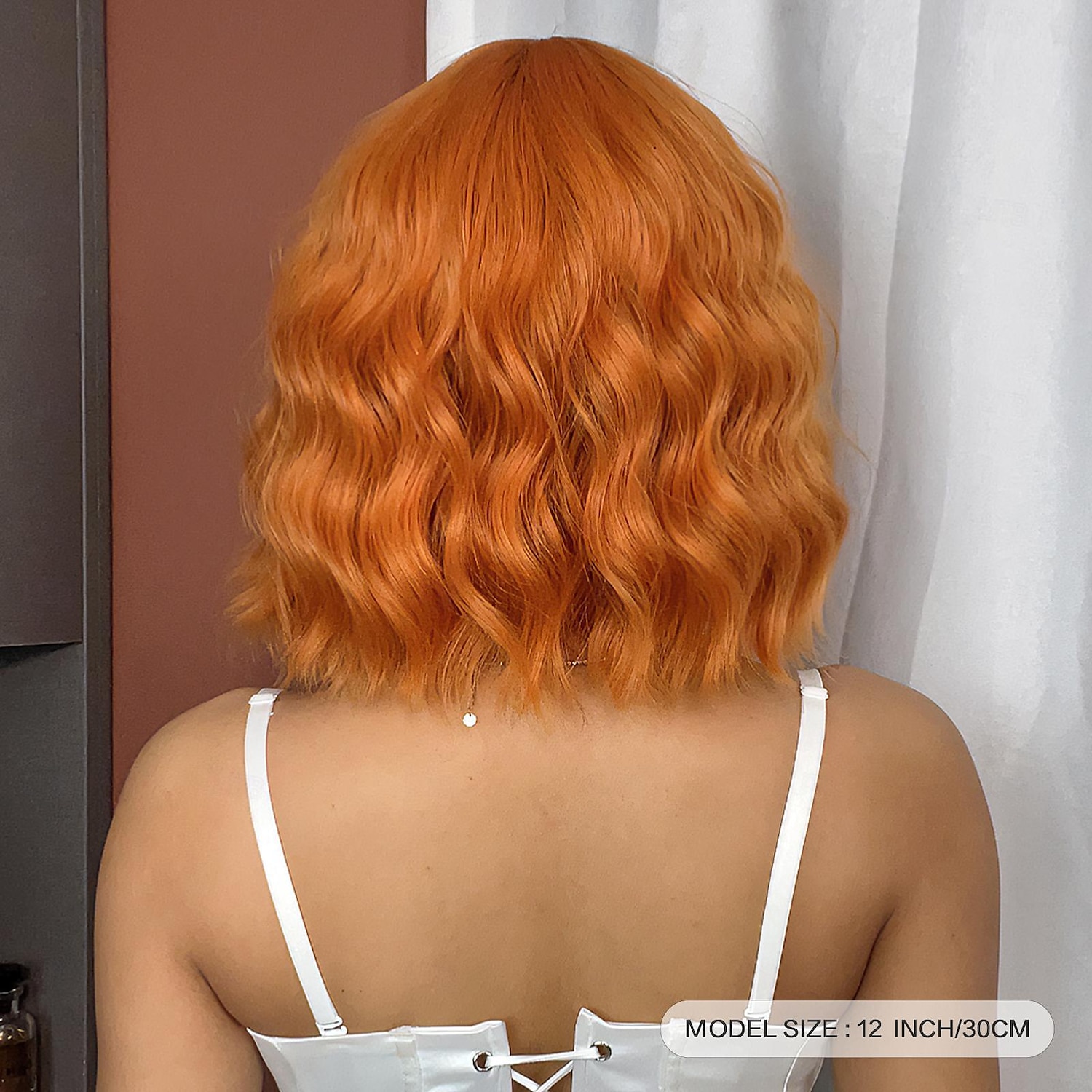 Synthetische pruiken Uniformen carrière Kostuums Prinses Gekruld Golvend Middelste stuk Gelaagd kapsel Machinegemaakt Pruik 30.5 cm Oranje Synthetisch haar Dames Cosplay Feest Modieus Oranje 2025 - $19.99 –P6