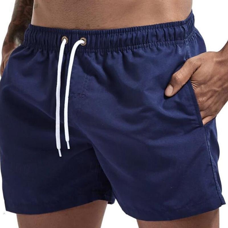 Men's Swim Trunks Swim Shorts Board Shorts Mesh Pocket Drawstring Elastic Waistband Shorts Outdoor Sports & Outdoor Athletic Breathable Quick Dry Soft Beach Workout Tailored Fit Sportswear Activewear 2025 - $12.99 –P9
