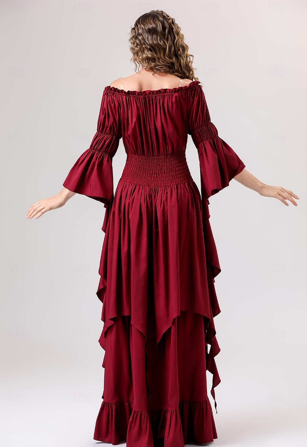 Retro Středověké Renesanční Šaty Šaty inspirované Regency Ren Faire Viking Elfí Dámské Keltské Fantazie Plesová maškaráda Večírek Dospělí Šaty 2025 - $43.99 –P21