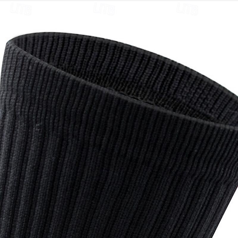 Men's 3 Pairs Multi Packs Socks Running Socks Long Socks White+White+Black Black Color Color Block Sports & Outdoor Daily Vacation Basic Medium Spring Fall Fashion Casual 2025 - $6.99 –P3