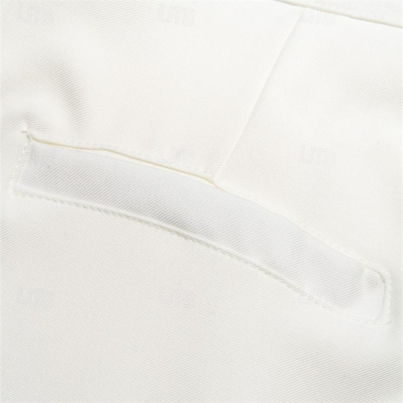 Voor heren Pakken Broek Wijde broek Vrijetijdsbroek Geplooide broek Breed Been Voorvak Recht been Effen Comfort Ademend Bruiloft liiketoiminta Strand Modieus Basic Ruim Passend Zwart Wit 2025 - $28.99 –P6
