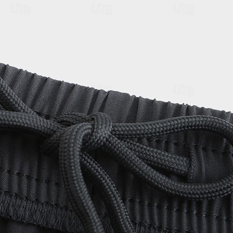 Hombre Pantalones cortos de sudor Pantalón corto Pantalones cortos de verano Bolsillo Cintura elástica Plano Comodidad Corto Deporte Diario Noche Moda Casual Negro Azul Real Microelástico 2025 - $10.99 –P14