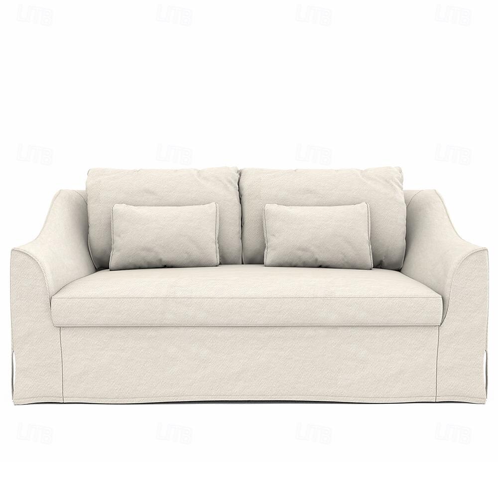 2-Sitzer Sofaüberwurf 100% Baumwolle Einfarbig Gesteppt 2025 - $305.59 –P2