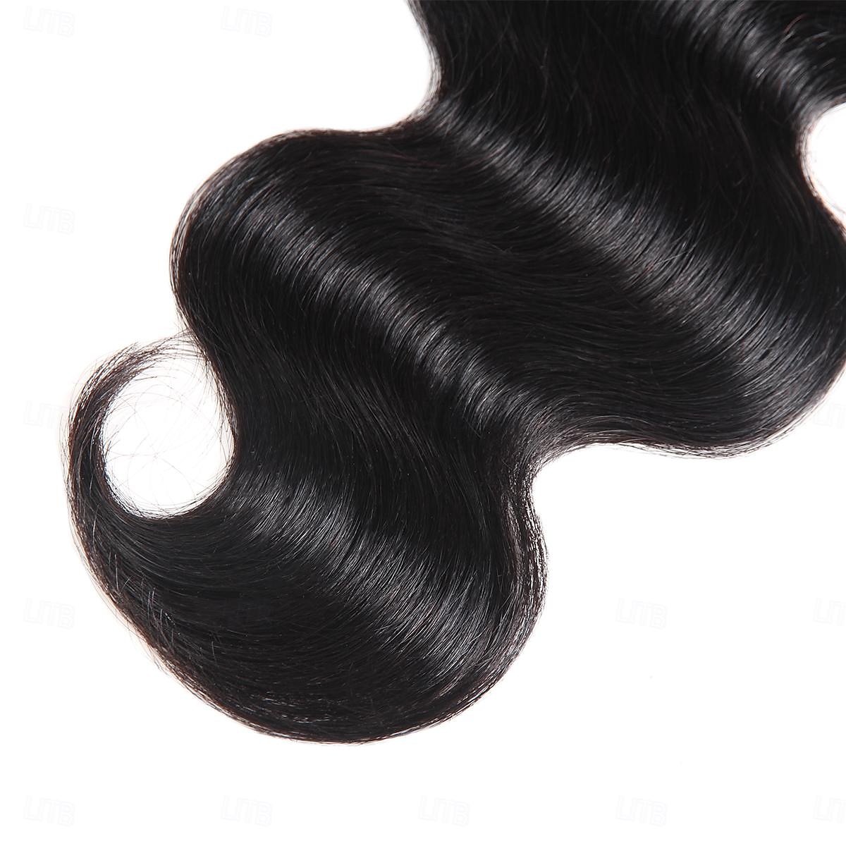 fasci di tessuto brasiliano dei capelli onda del corpo 3 pacchi fasci di capelli umani vergini remy estensioni dei capelli grezzi tissage del 2025 a $86.99 –P9