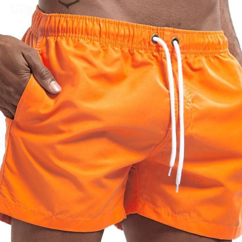 Men's Swim Trunks Swim Shorts Board Shorts Mesh Pocket Drawstring Elastic Waistband Shorts Outdoor Sports & Outdoor Athletic Breathable Quick Dry Soft Beach Workout Tailored Fit Sportswear Activewear 2025 - $12.99 –P10