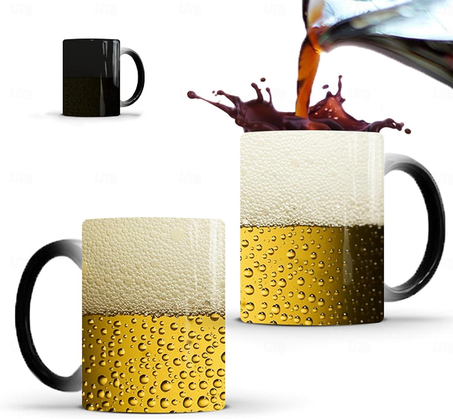 tasse à café magique cadeau oktoberfest - tasse magique à bière tasse de festival ajoutez du liquide chaud et la tasse magique à bière apparaît - tasse en céramique amusante de 12 oz de 2025 ? $14.49 –P1