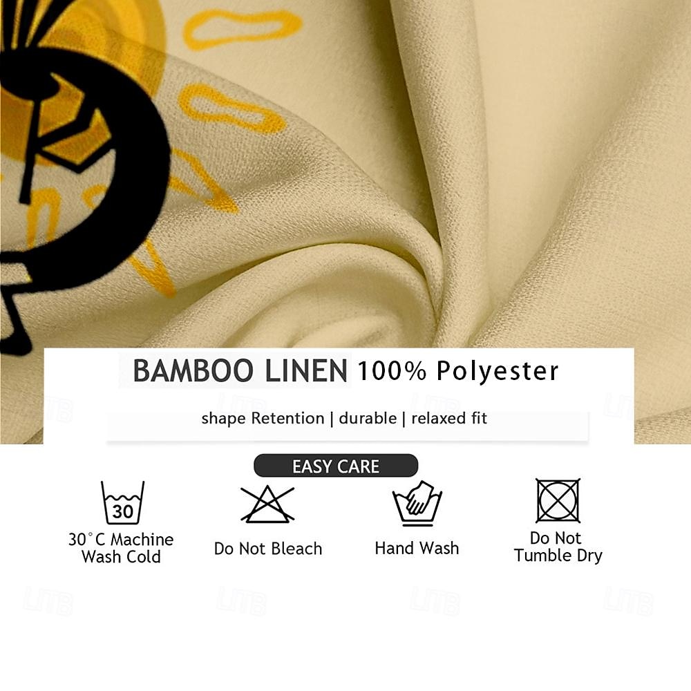 Férfi Etno Kokopelli Ing Gombos póló Hosszú ujj Szüret Alkalmi Törzsi Vakáció Napi Nyár Tavasz & Ősz Álló gallér Begombol 3D nyomtatás Medence Lóhere Khakizöld Bézs 2025 - $24.99 –P6