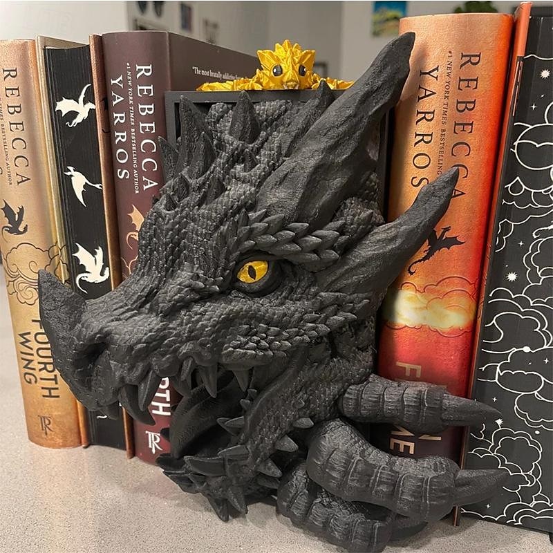 Resin Craft Dragon - American Style Home Decor Mythical Dragon Bookend Figurine 2025 - $23.99 –P1