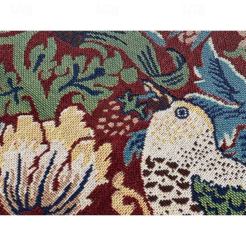jacquard vevd billedvev gobelin aubusson veggheng jordbærtyv begian veggteppe vevstol bomullsvev stue soverom dekorasjon (uten pinne og dusker) 2025 - $121.99 –P2