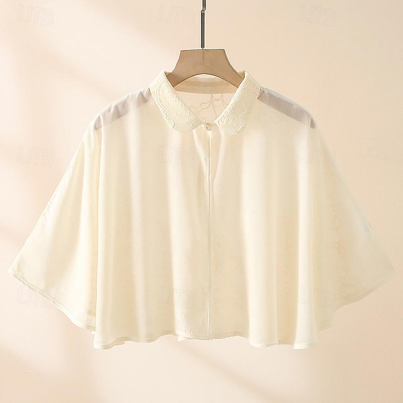 Estolas de Señora Elegante Lujo Sin Mangas Encaje Velos de Boda Con Encaje Para Boda Verano 2025 - $20.99 –P3