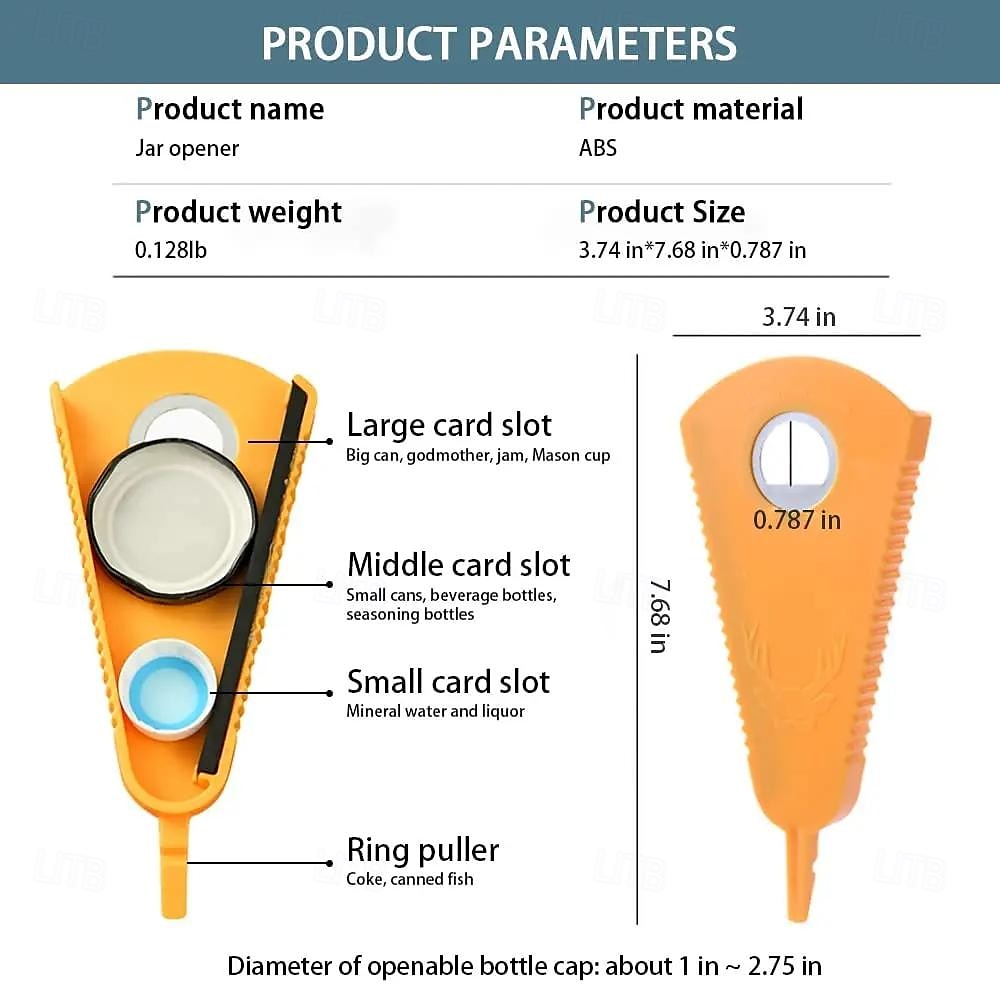 2 PCS Can Opener Multifunctional Bottle Opener Jar Opener for Beer Coke Jam Beverage 2025 - $8.99 –P2