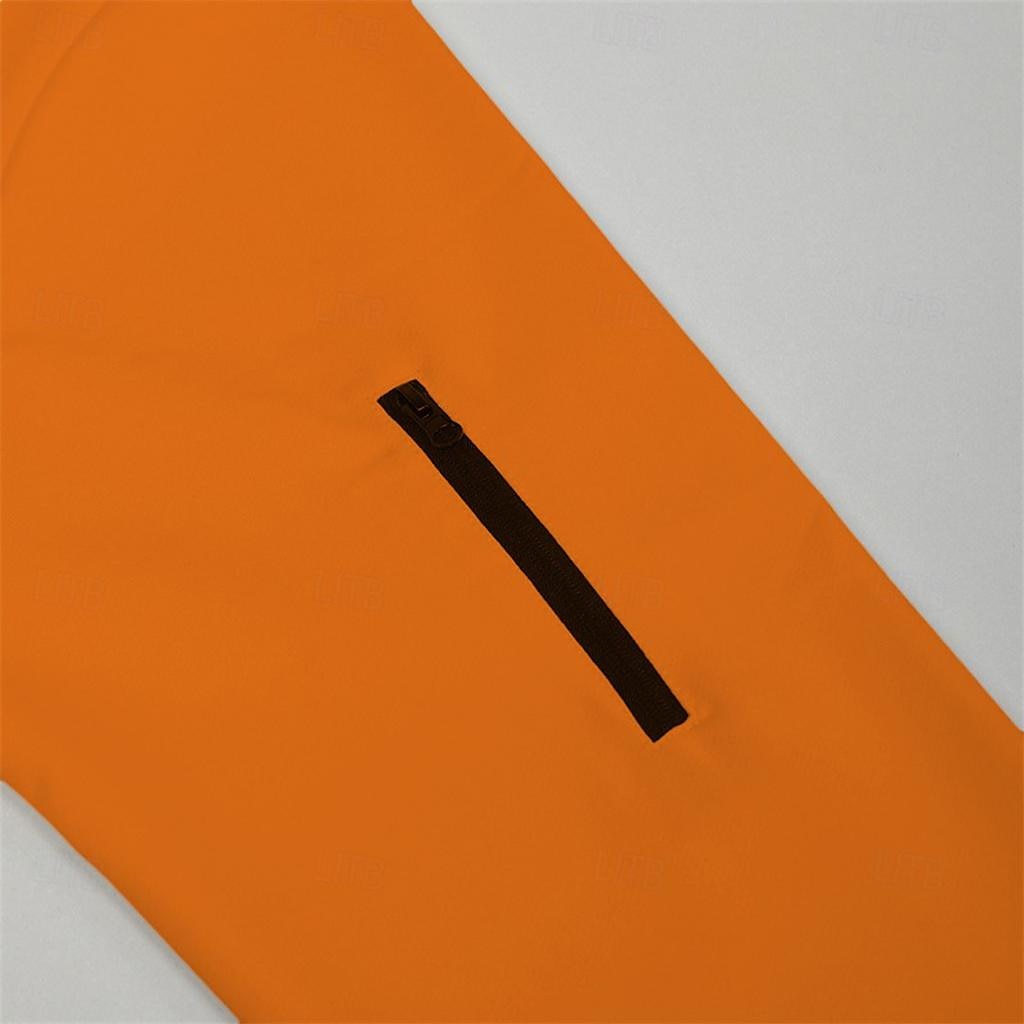 Homens Camiseta Polo Moletom Esportes Roupa Diária Quarter Zip Manga Longa Moda Confortável Tecido Bolsos Zip Up Primavera & Outono Normal Preto Branco Azul Marinha Laranja Camiseta Polo de 2026 por $21.99 –P8