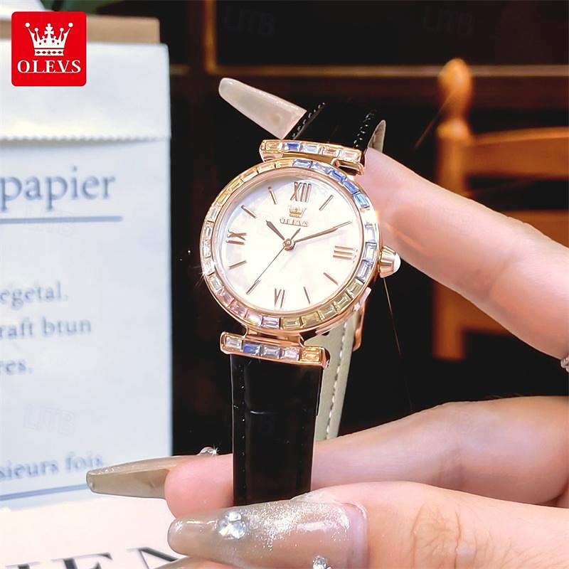 New Olevs Olevs Brand Fashion Trend Mother's Day Gift for Women'S Watches Simple Leisure Waterproof Versatile Mother's Day Gift for Women'S Sports Quartz Watch 2026 - $37.99 –P16
