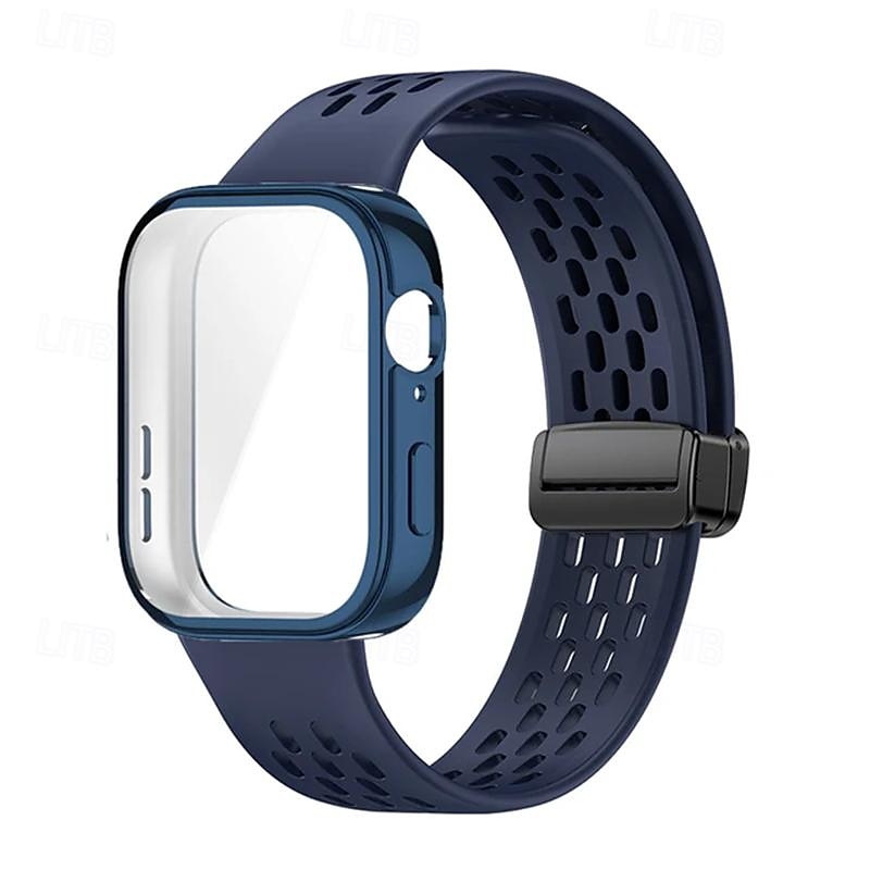 Smart Watch Band Συμβατό με Huawei Ρολόι Fit 3 Εξυπνο ρολόι Λουρί με την υπόθεση Μαγνητικό κούμπωμα Ανθεκτική σε πτώσεις Αθλητικό Μπρασελέ Αντικατάσταση Περικάρπιο 2025 - $19.99 –P11