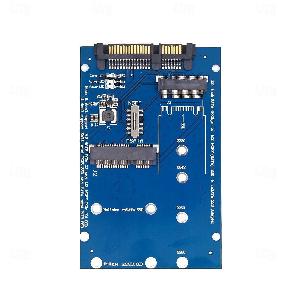 m.2 msata إلى sata 2.5 بوصة لوحة محول محول بطاقة محول لوحة 2025 - $20.99 –P11