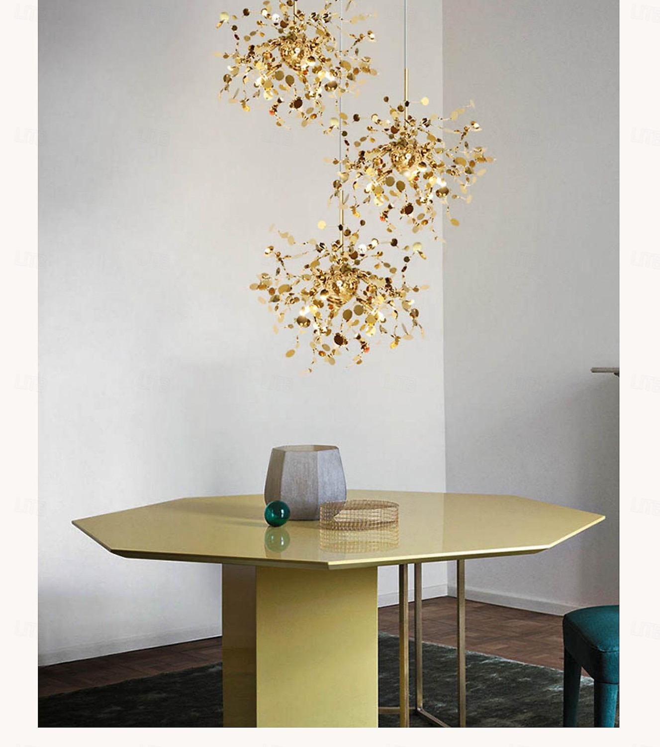 3-Light 40 cm Design unico Luci Pendenti Acciaio inossidabile Stile nordico 110-120V 220-240V del 2025 a $126.99 –P7