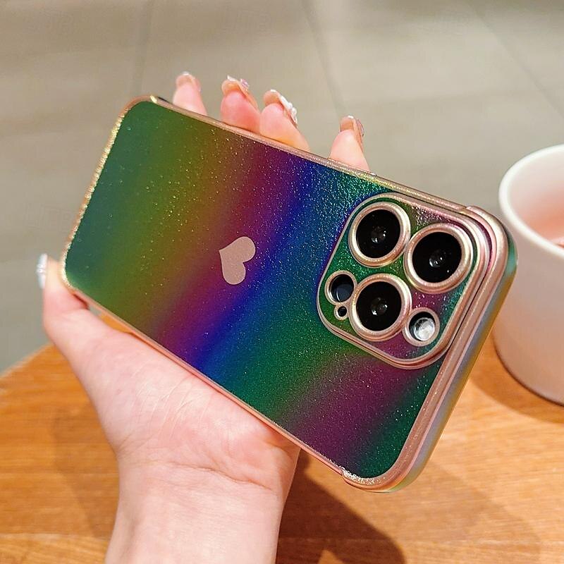телефон Кейс для Назначение айфон 16 Айфон 15 Про Макс Плюс iPhone 14 13 12 11 Pro Max Plus Кейс на заднюю панель Блеск Блеск Блестящий Защита от удара ТПУ Покрытие 2025 - $15.99 –P10