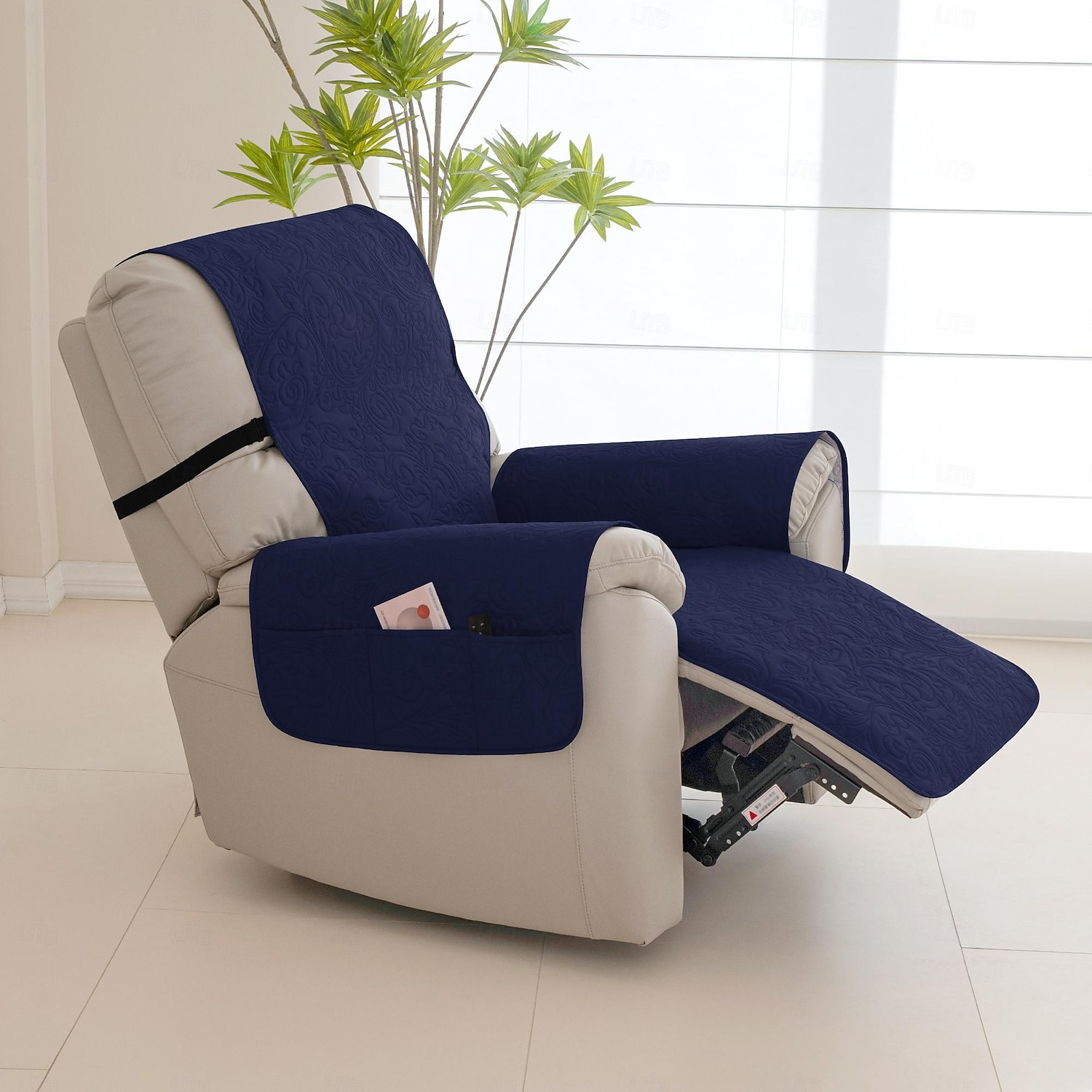 Pokrowce na fotele rozkładane w 100% wodoodporne, antypoślizgowe pokrowce na fotele rozkładane z kieszenią, zmywalny pikowany ochraniacz na meble rozkładane dla dzieci i zwierząt 2026 - $35.99 –P9