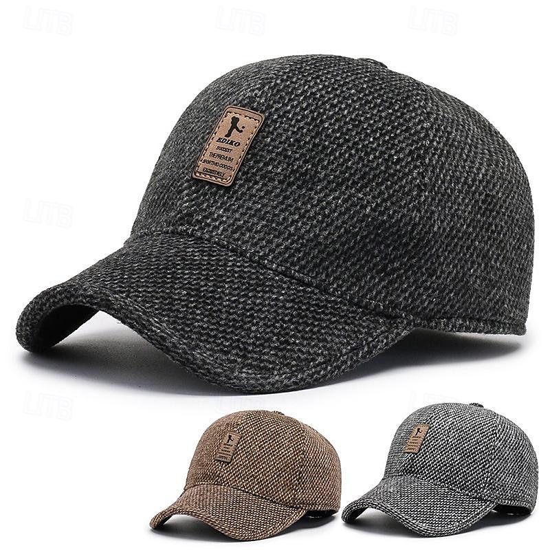 Per uomo Cappellino da baseball Cappello da sole Cappello da camionista Nero Caffè Poliestere Di tendenza Informale Strada Giornaliero Liscio Regolabile Crema solare Traspirante del 2025 a $6.49 –P1