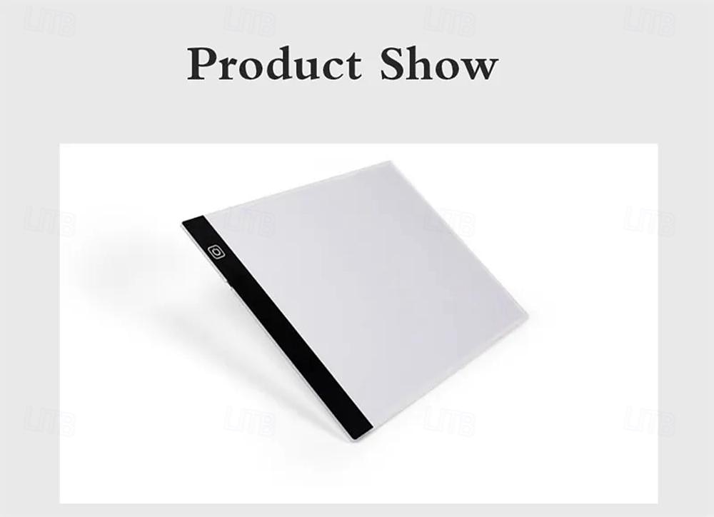 2025年 A5 超薄型ポータブル LED ライト ボックス USB 電源 アートクラフト LED トレース ライト パッド アーティスト用 描画 スケッチ ダイヤモンド ペインティング  コレクション – $17.99 –P9