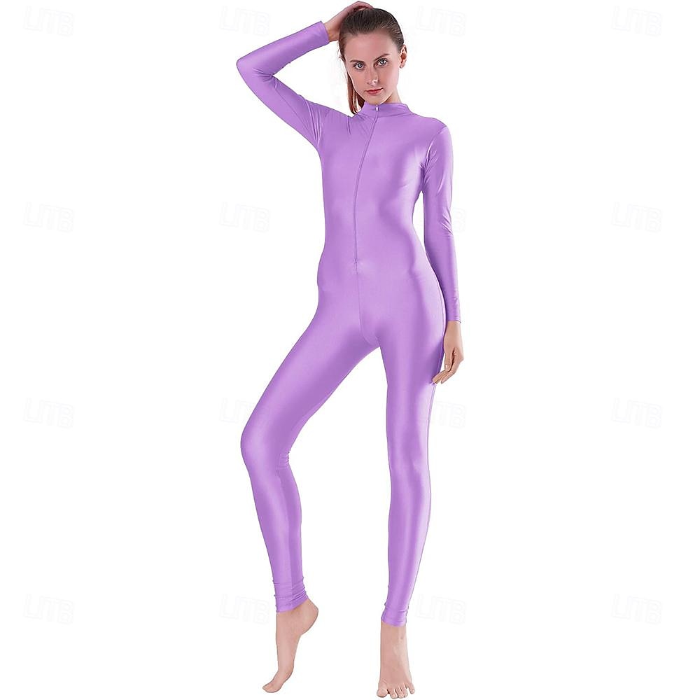 Zentai öltöny Szerepjáték Jelmezek Bőrruházat Nindzsa Farsangi jelmez Overall Királyok napja Női Akrobatatrikó Szexi jelmez Tömör szín Spandex Lycra Ruha mert Mindszentek napja Farsang Álarcos 2025 - $35.99 –P14