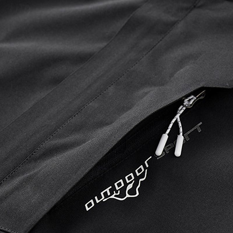 Men's Softshell Jacket Hiking Jacket Outdoor Color Block Windproof Water Resistant Windbreaker Jacket Traveling Dark Grey Black Ivory Green 2025 - $39.99 –P6