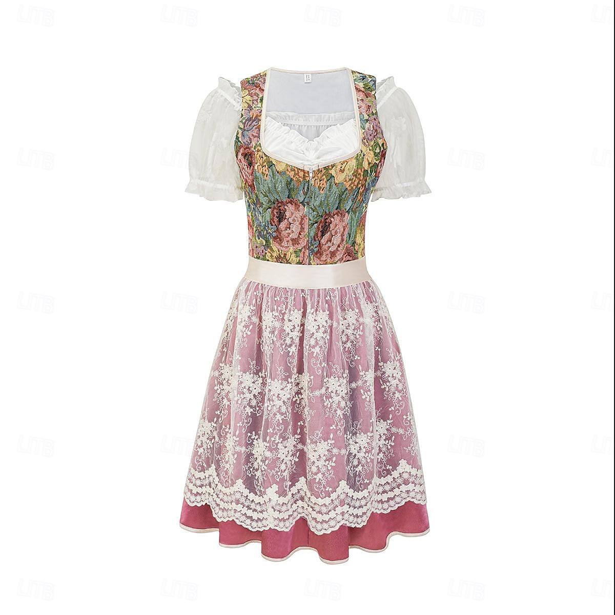 Női Karneváli Oktoberfest Sör Jelmez Dirndl Trachtenkleider Szobalány Német München Wiesn Hagyományos Stílusú Ruhával Oktoberfestre 2025 - $55.99 –P8