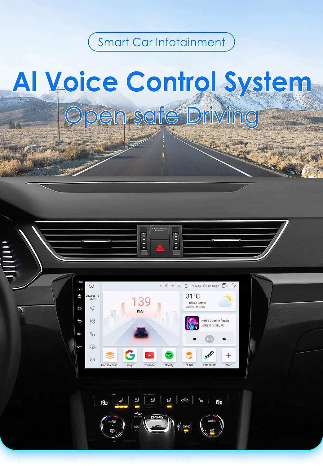 Android 12 автомагнитола мультимедиа для Volkswagen skoda Octavia 3 2015-2019 видеоплеер навигация GPS 2025 - $239.69 –P1