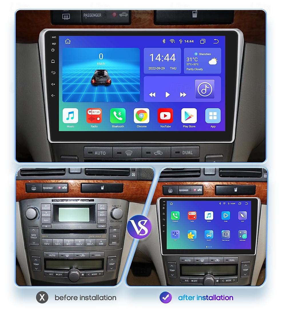 Android 12 Auto Car Radio for Toyota Avensis T25 2002- 2008 Car Intelligent Systems Audio Navi GPS Autoradio 2025 - $121.99 –P3