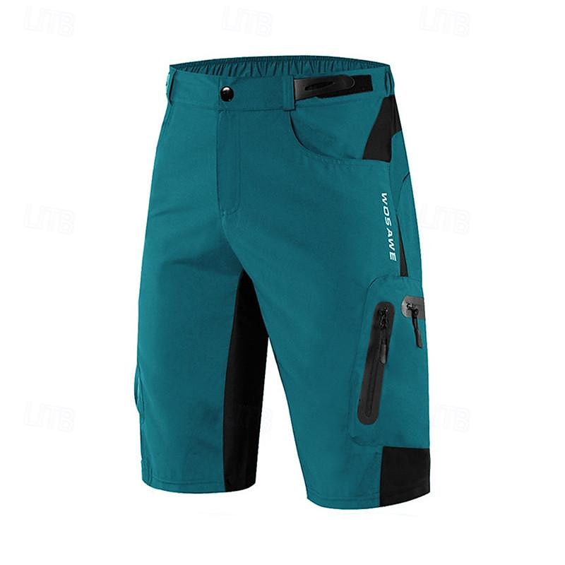 WOSAWE Herr Cykelshorts Cykel Shorts Smal passform sporter Andningsfunktion Snabb tork Hög Elasisitet Bekväm Svart Rosa Kläder Cykelkläder 2025 - $47.99 –P9