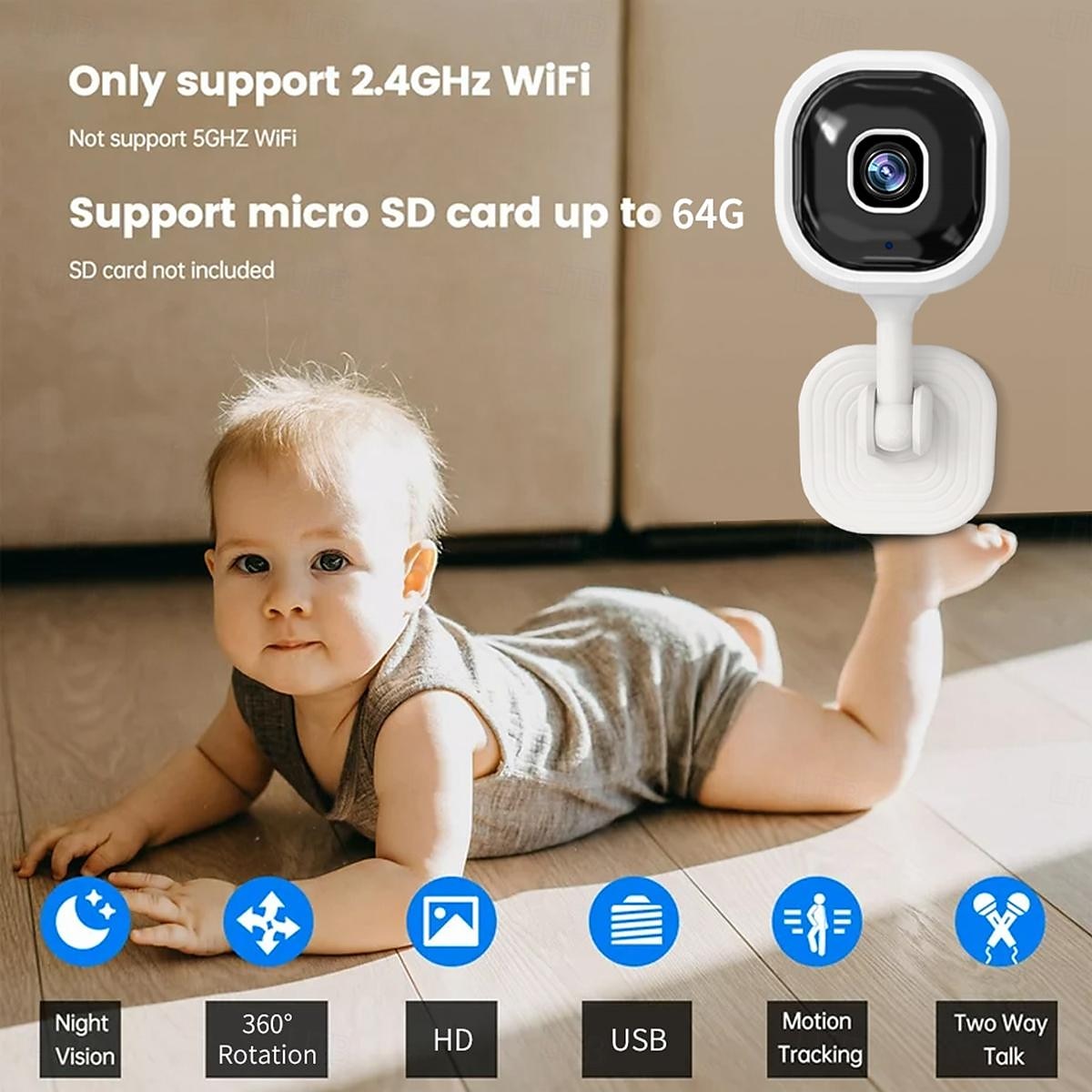 A3 IP Camera 1080P Mini Wireless Motion Detection Remote Access IR-cut Indoor Support 64 GB 2025 - $47.99 –P4