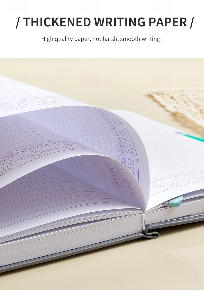 دفتر التخطيط اليومي، مخطط الإنتاجية الأسبوعي  & كتاب موعد المخطط الشهري، قائمة المهام  & دفتر مقاس A5 عدد 1 قطعة 2025 - $23.99 –P4