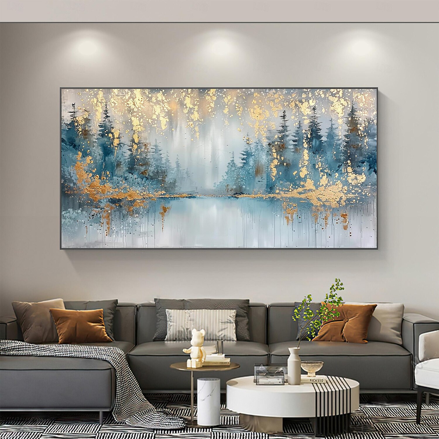 Manual Handmade Oil Painting Hand Painted Horizontal Panoramic Abstract Landscape Modern Realism Rolled Canvas (No Frame) 2025 - $150.99 –P6