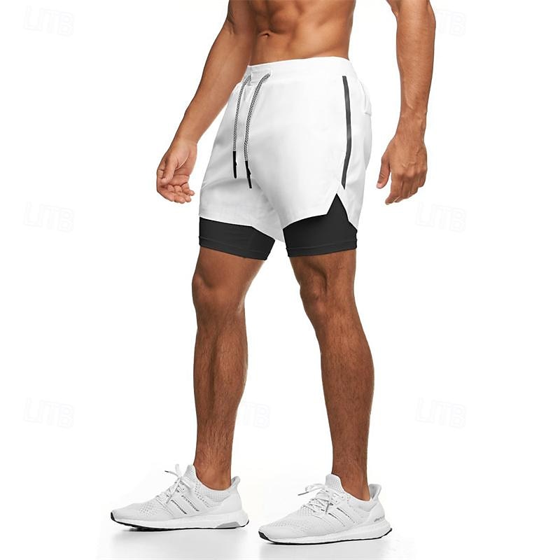 Pánské Koşu Şortları Kraťasy na tělocvik Tepláky Kapsy Šňůrky 2 v 1 Elastický pas Kraťasy Venkovní Sporty a outdoor Sportovní Rychleschnoucí Lehká váha Yumuşak Maratón Běh Cvičení Na míru sportovn 2025 - $13.19 –P6