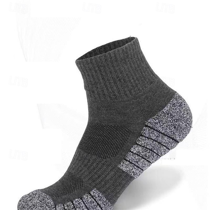calcetines de compresión de talla grande calcetines deportivos deportivos calcetines para correr 1 par de calcetines a rayas antideslizantes transpirables absorbe el sudor cómodo entrenamiento de 2025 - $7.19 –P5