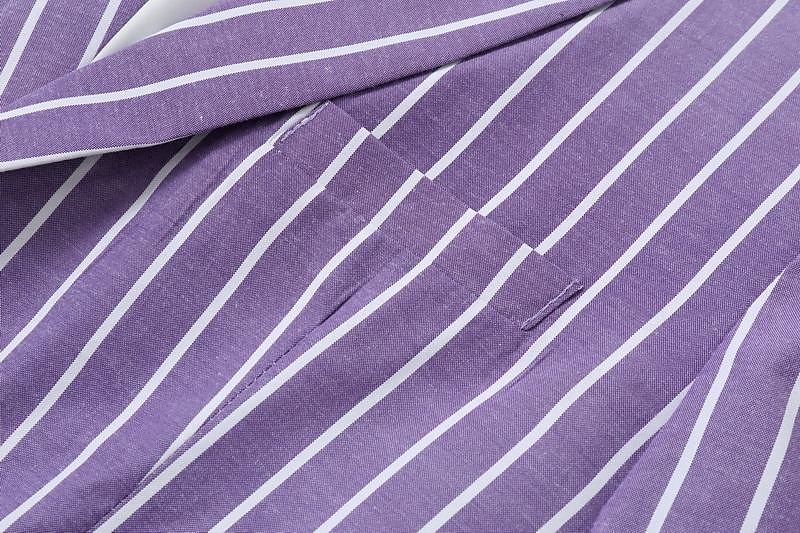 Miesten Valmistujaiset Bleiseri Muodollinen iltajuhla Hääjuhla Syntymäpäiväjuhlat Muoti Vapaa-aika 봄 & Syksy 95% polyesteriä 5% spandexia Raita Tasku Rento / arki Yksirivinen Bleiseri Punastuvan 2025 - $57.99 –P4