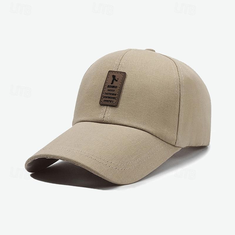 Herren Cap Basecap Sonnenhut Kappe Schwarz Rote Polyester Modisch Brautkleider schlicht Strasse Täglich Buchstabe Einstellbar Sonnenschutz Atmungsaktiv 2025 - $2.99 –P2