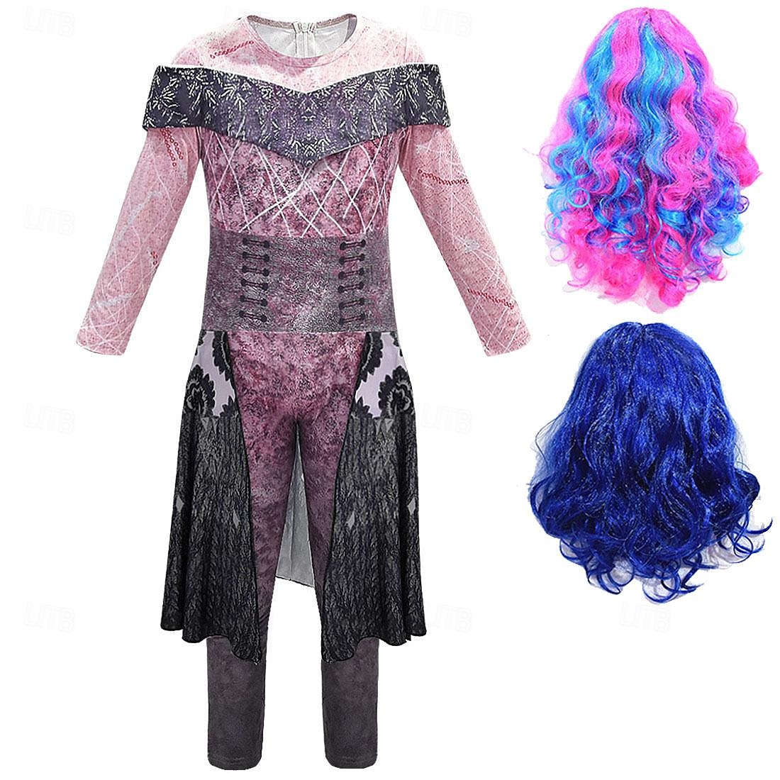 Potomci Audrey Úbory Cosplay Paruky Maškarní Filmové kostýmy for Dámské Dívčí Dospělí Děti Karneval Plesová maškaráda Večírek 2025 - $60.99 –P1