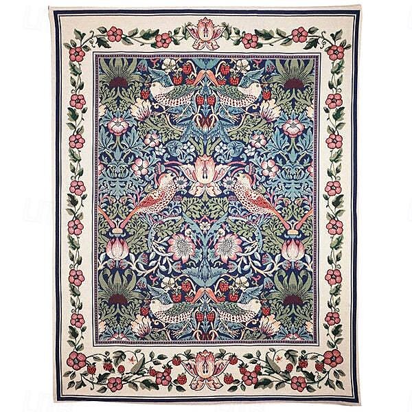 jacquard vevd billedvev gobelin aubusson veggheng jordbærtyv begian veggteppe vevstol bomullsvev stue soverom dekorasjon (uten pinne og dusker) 2025 - $121.99 –P12