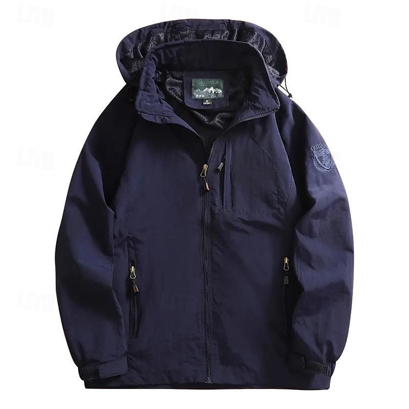 Per uomo Giacca Softshell Giubbino da escursione All'aperto Color Block Antivento Resistente all'acqua Felpa con cappuccio Giacca a vento Campeggio / Escursionismo / Speleologia Viaggi Nero Verde del 2025 a $31.99 –P6