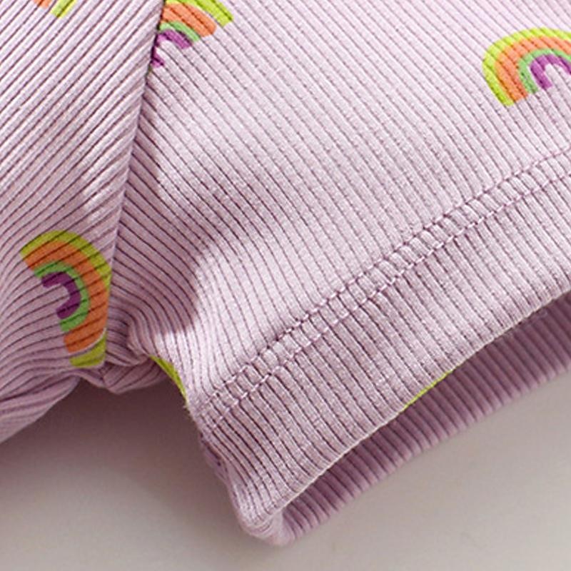 Mädchen' 3D Regenbogen Kleid Kurzarm Sommer Urlaub Täglich Festtage Prinzessin Schön Süß kinderkleidung 4-7 Jahre Casual kleid A Linie Kleid Knielang Regular Fit 2025 - $21.99 –P6