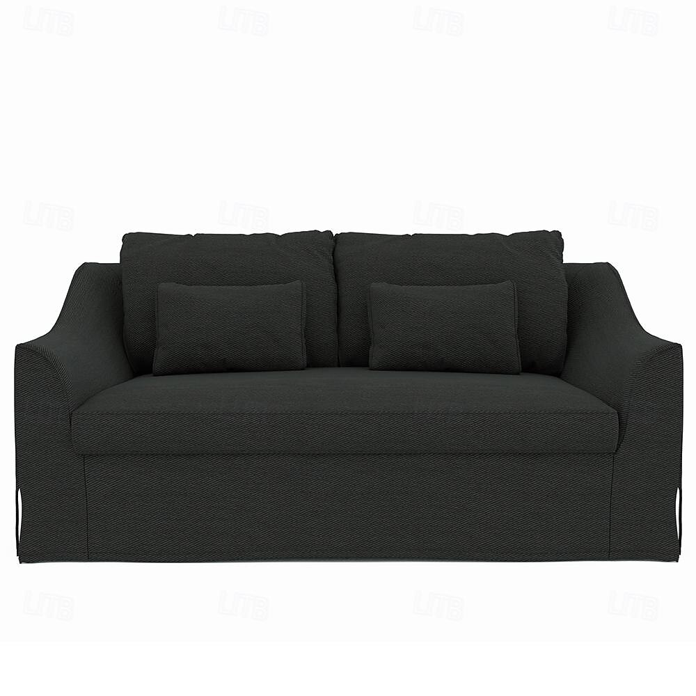 2-Sitzer Sofaüberwurf 100% Baumwolle Einfarbig Gesteppt 2025 - $305.59 –P15