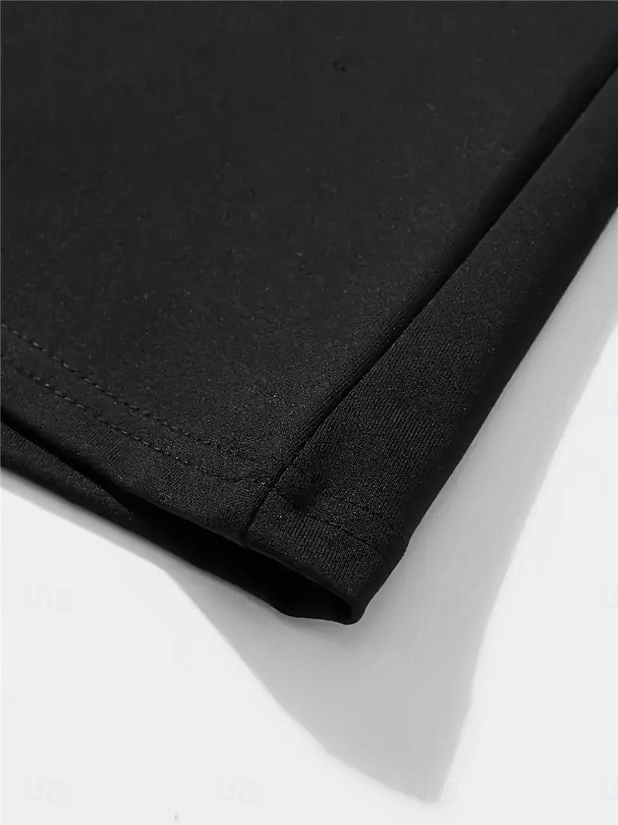 Dame Svart kjole Maxikjole Netting Lapper Feriereise Grunnleggende Fritid Crew-hals Kortermet Svart Farge 2025 - $39.99 –P2