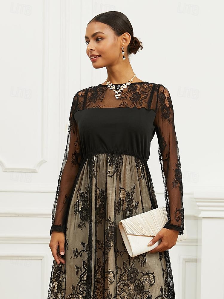 elegante sieradenset met zwarte edelstenen en kristallen - goudkleurige ketting en oorbellen voor avondkleding en speciale gelegenheden 2025 - $19.99 –P1