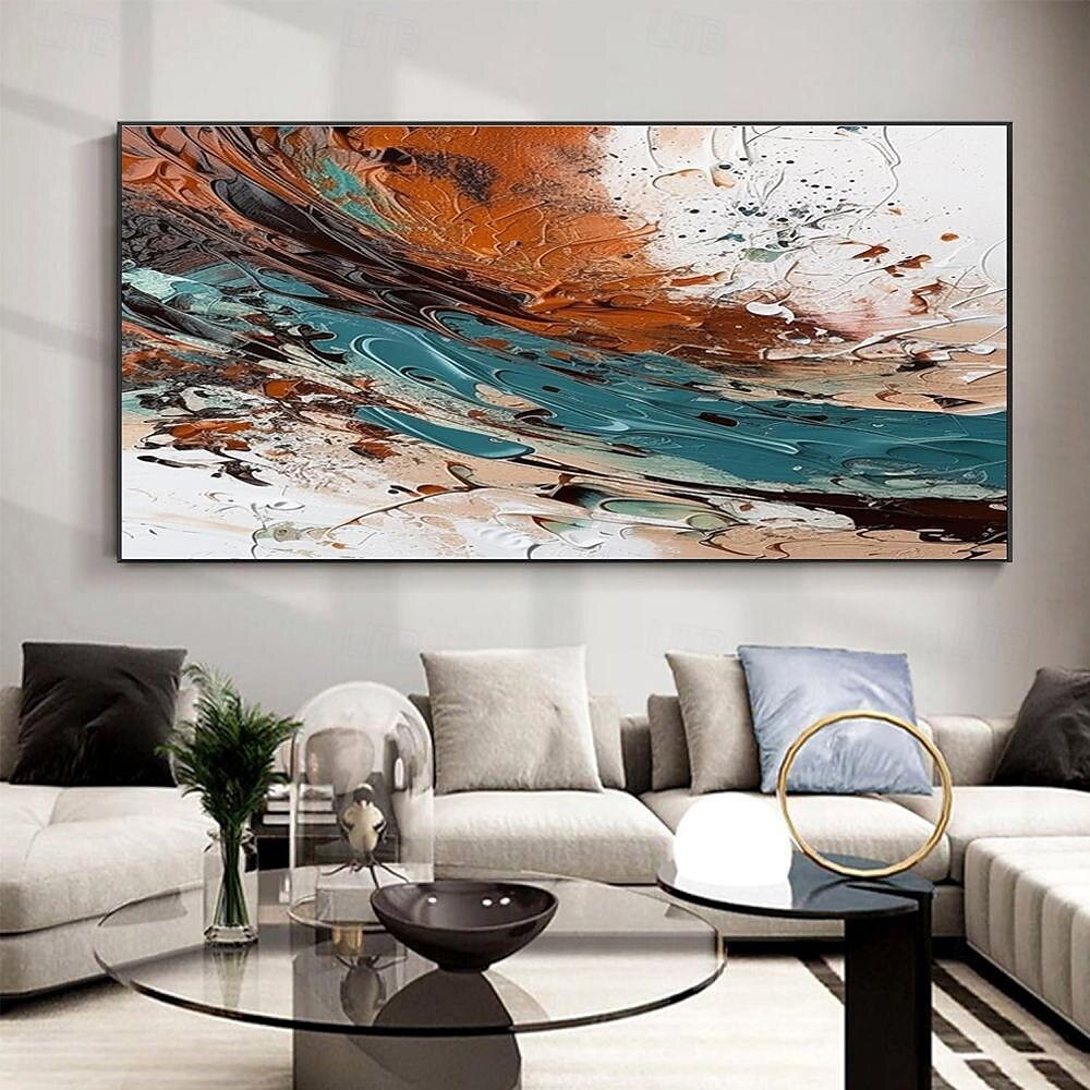 Handmade Oil Painting Canvas Wall Art Decoration Modern Abstract Texture for Home Decor Rolled Frameless Unstretched Painting 2025 - $58.99 –P2