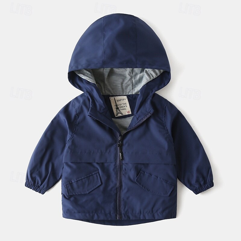 Garçons 3D Couleur Unie Camouflage Manteau Vêtements d'extérieur manche longue Automne Hiver Mode Basique Petits enfants (4-7 ans) 4-7 ans À capuche Extérieur Occasionnel Quotidien Coupe régulière de 2025 ? $25.99 –P4